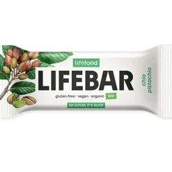 Lifefood Repen|Snacks>Energiereep Chia Pistache RAW - 40g - BIO