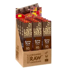 Lovechock Chocolade>Extra Puur 94% cacao - 40g - BIO