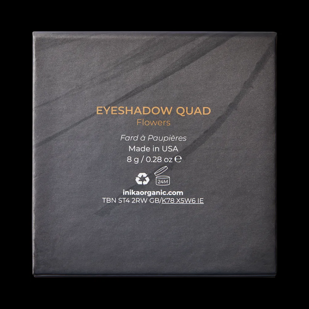 INIKA Ogen/Oogschaduw>Eyeshadow Quad - Flowers - 5g - BIO