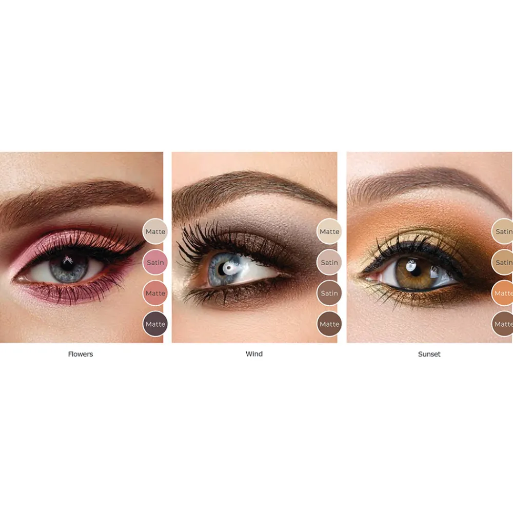 INIKA Ogen/Oogschaduw>Eyeshadow Quad - Sunset - 5g - BIO