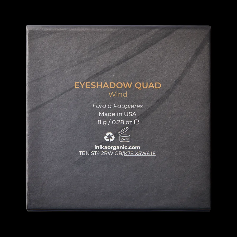 INIKA Ogen/Oogschaduw>Eyeshadow Quad - Wind - 5g - BIO