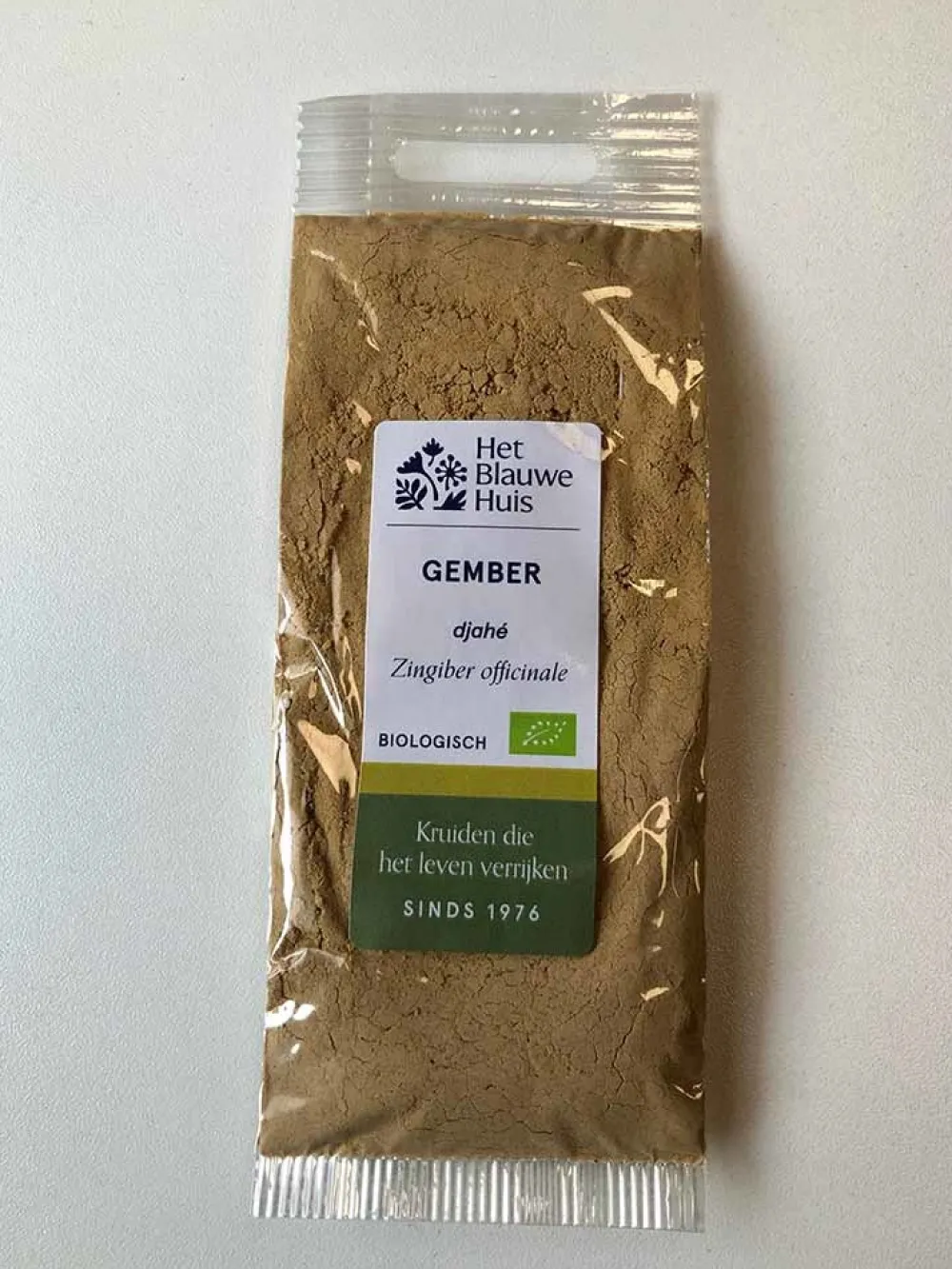 Het Blauwe Huis Kruiden & Specerijen|Paleo Aip>Gemberpoeder - 30gr - BIO