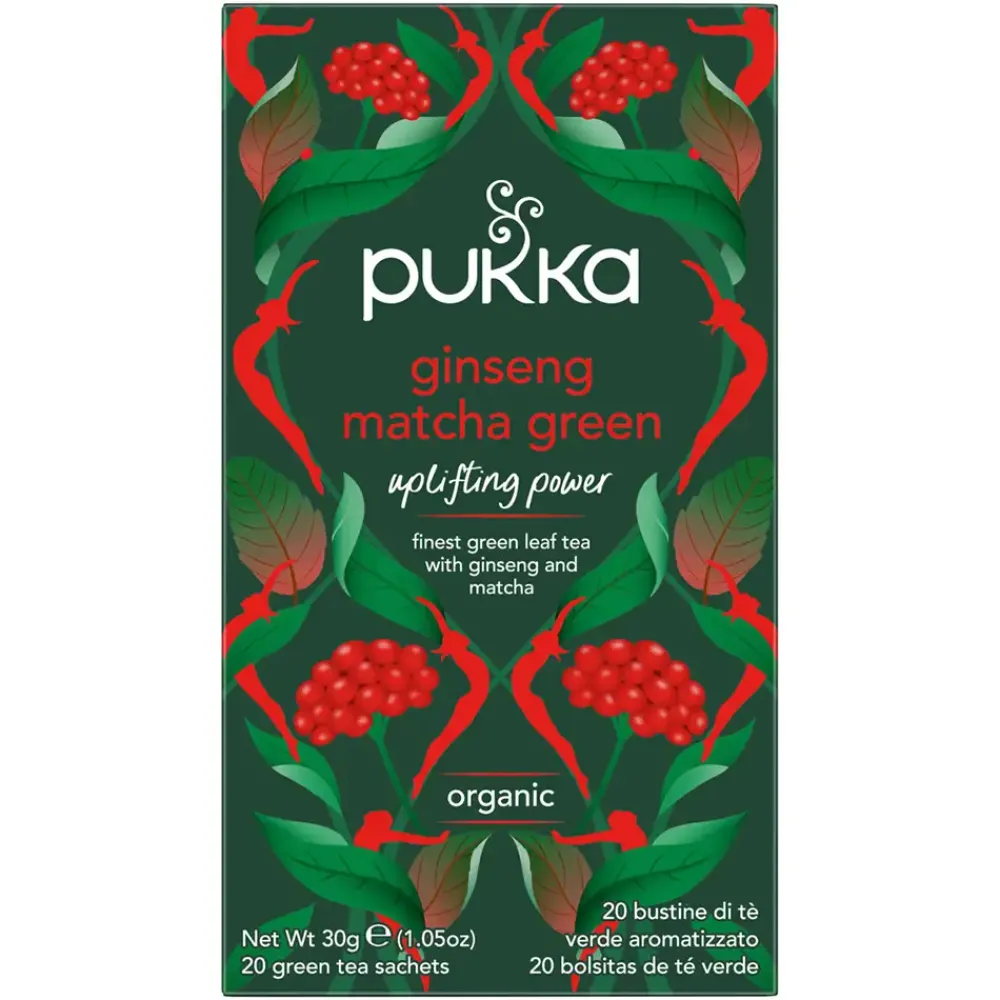 Pukka Thee|Paleo Aip>Ginseng matcha green thee - kruidenthee