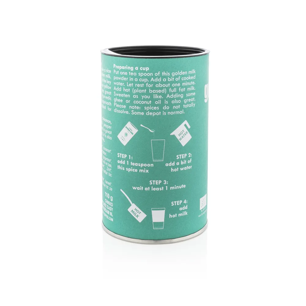 Chikko Not Coffee Koffievervangers & Latte's>Golden Milk / Kurkuma Latte - 110g - BIO