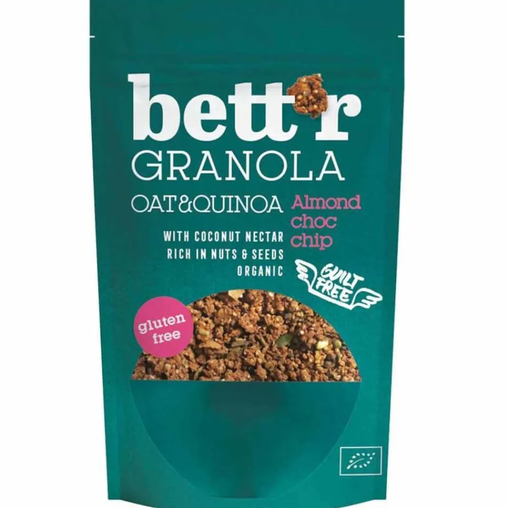 Bett'r Ontbijtgranen E.o.|Havermout Glutenvrij>Granola Amandel Chocola - 300gr - BIO