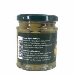 Epikouros Conserven (in Glas)|Paleo Aip>Groene olijven zonder pit 190g - BIO