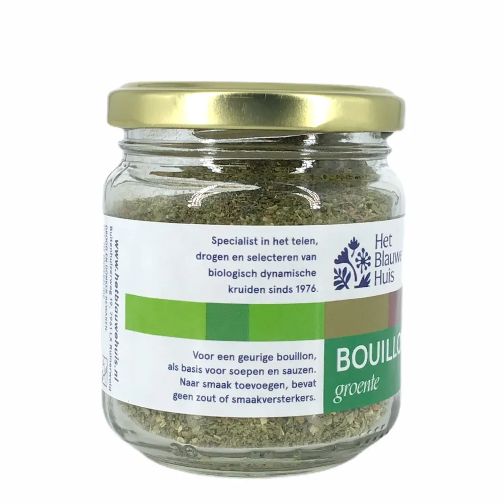 Het Blauwe Huis Soepen|Bouillon>Groentebouillon 50g Zonder gist - BIO