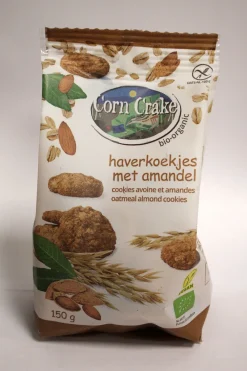Corn Crake Koekjes>Haverkoekjes met Amandel - 150g - BIO
