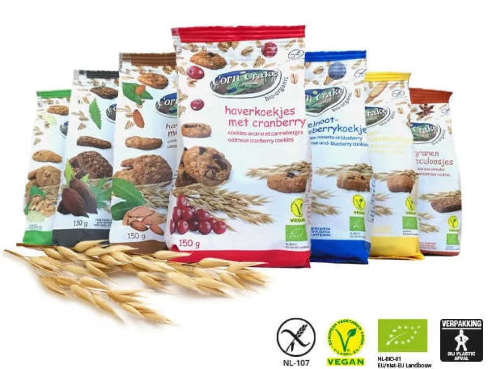 Corn Crake Koekjes>Haverkoekjes Volgranen Speculoosjes - 150g - BIO