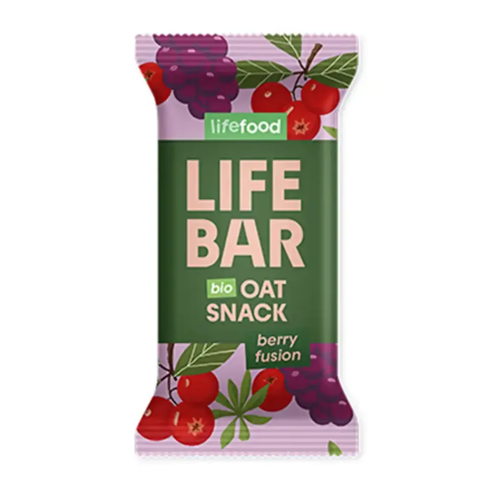 Lifefood Repen|Energierepen>Haverreep Berry Fusion - 40g - BIO