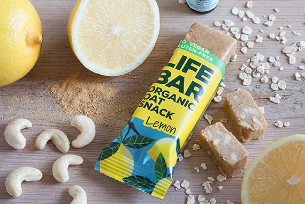 Lifefood Repen|Energierepen>Haverreep Citroen - 40g - BIO
