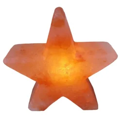 SelNature Zoutlampen|Luchtzuivering / Luchtverfrisser>Himalaya zoutlamp - Ster - 2,3kg