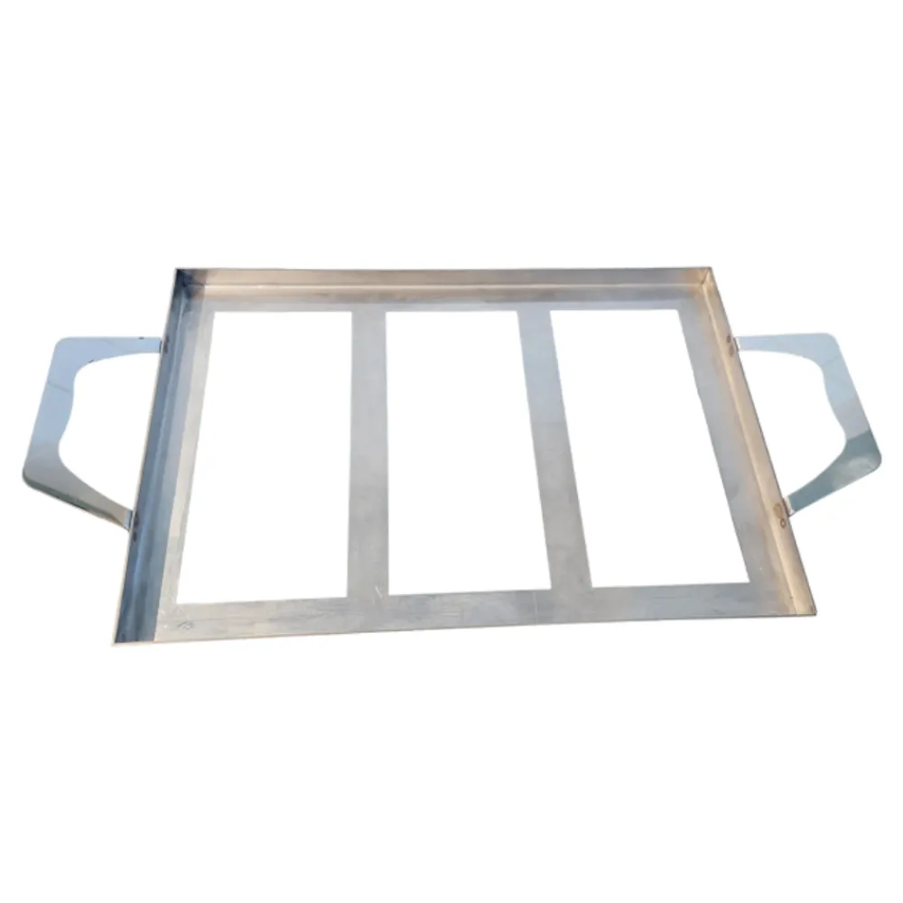 SelNature Keukenhulpjes>Himalaya Zoutsteen Grill - incl. RVS Houder - 20x30cm