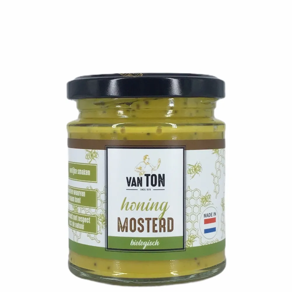 van TON Mayonaise En Mosterd>Honing Mosterd Saus 170g - BIO