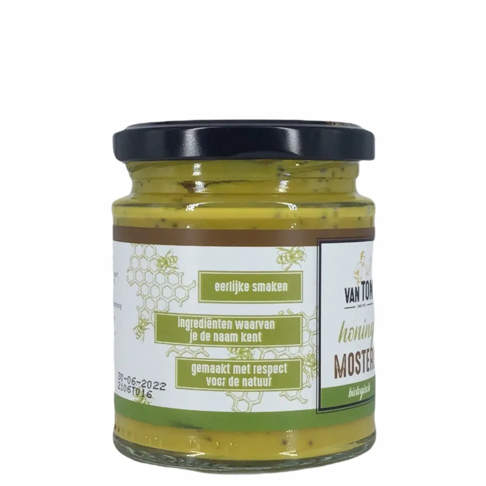 van TON Mayonaise En Mosterd>Honing Mosterd Saus 170g - BIO