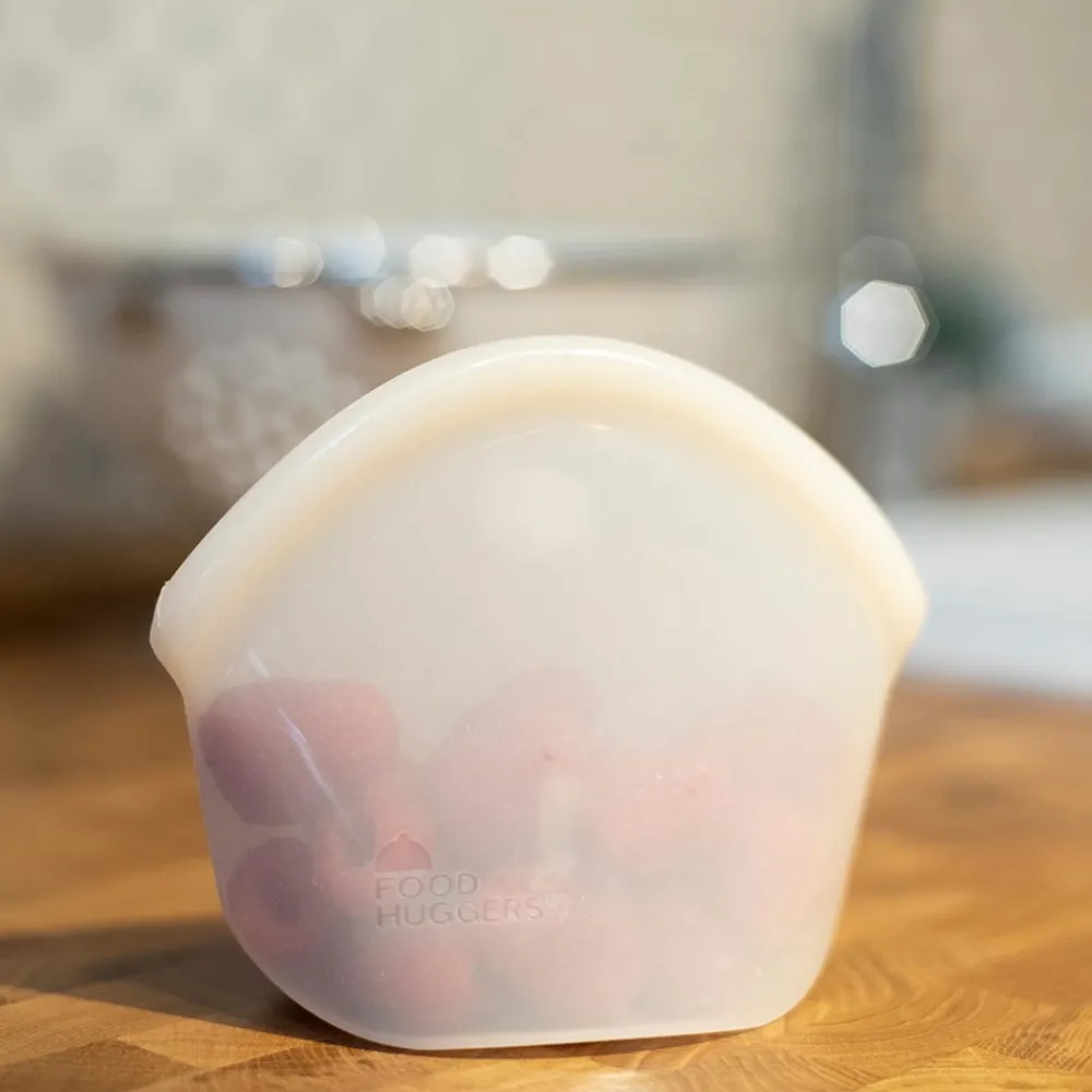 Food Huggers Siliconen Zakjes|Keukenhulpjes>Hugger Bag - Champagne Frost - 400ml