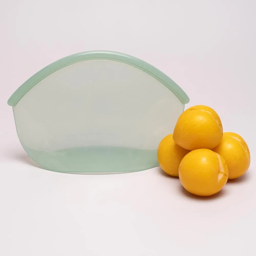 Food Huggers Siliconen Zakjes|Keukenhulpjes>Hugger Bag - Juniper Clear - 900ml