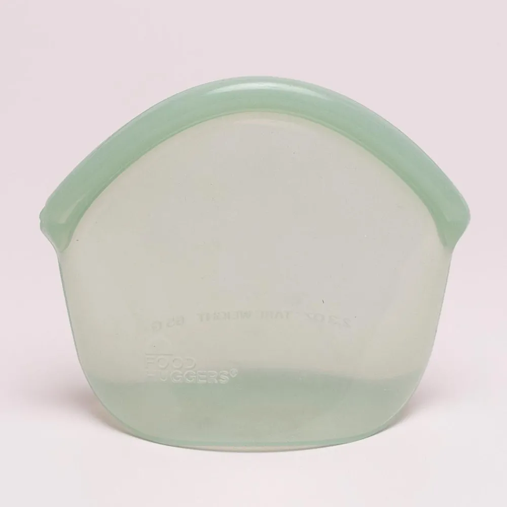 Food Huggers Siliconen Zakjes|Keukenhulpjes>Hugger Bag - Juniper Clear - 400ml