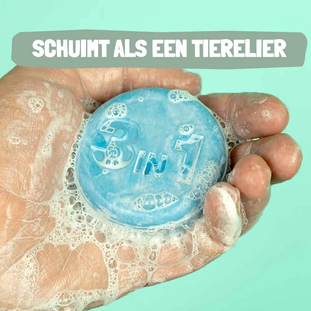 Shampoo Bars Reiniging|Haarverzorging/Shampoo En Conditioner>3-in-1 Bar - Ocean - 60g