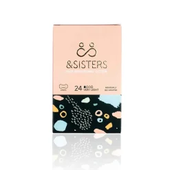 &SISTERS Intieme Verzorging/Inlegkruisjes En Maandverband|Inlegkruisjes>Inlegkruisjes 100% BIO - Ultra Light - 24 stuks