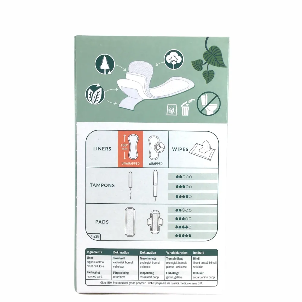 Natracare Intieme Verzorging/Inlegkruisjes En Maandverband|Inlegkruisjes>Inlegkruisjes Gebogen - BIO