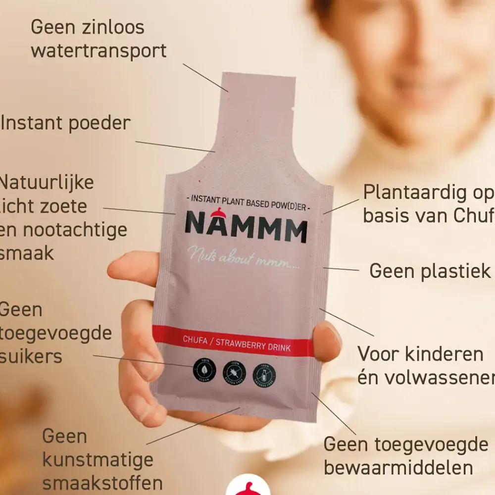 Nammm Spijsvertering|Darmen>Instant poeder voor Chufadrank - Aardbei