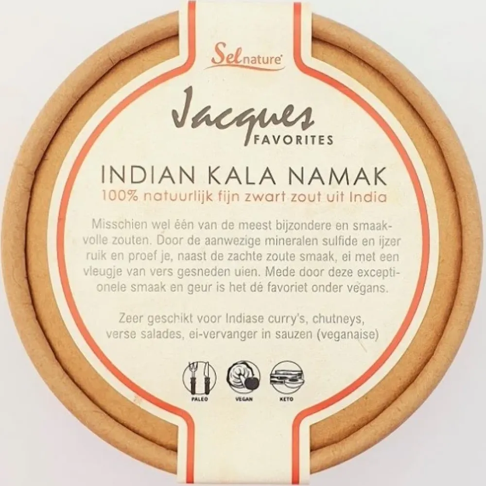 SelNature Zout|Paleo Aip>Kala Namak Fijn Zwart Zout - 250g
