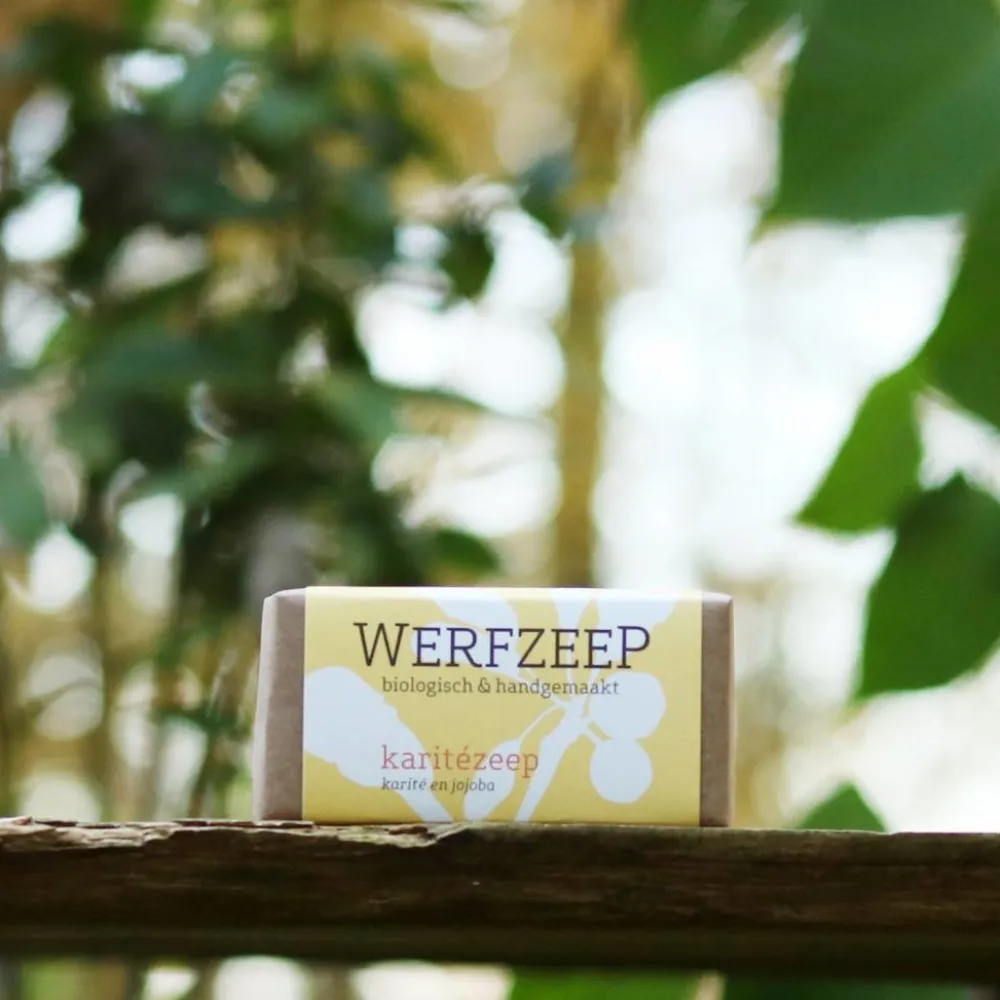 Werfzeep Reiniging|Hand- / Lichaamszeep>Karitézeep Biologische Zeep - 100gr