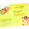 Ah! Table! Wax Wraps En Katoenen Zakjes|Bewaren En Meenemen>Katoenen zakjes voor groenten en fruit - L - 30x33cm - 5 stuks - BIO
