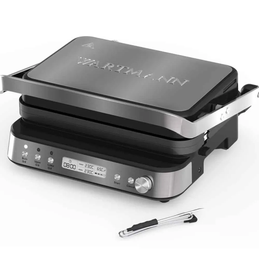 Wartmann Contactgril En Wafelijzer>Keramische Contactgrill met gratis Wafelijzer t.w.v. €69,95