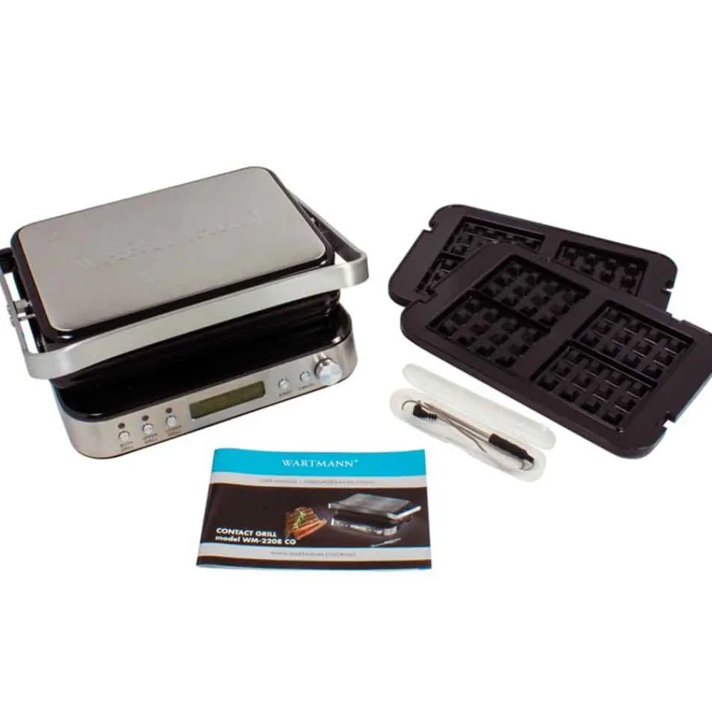 Wartmann Contactgril En Wafelijzer>Keramische Contactgrill met gratis Wafelijzer t.w.v. €69,95