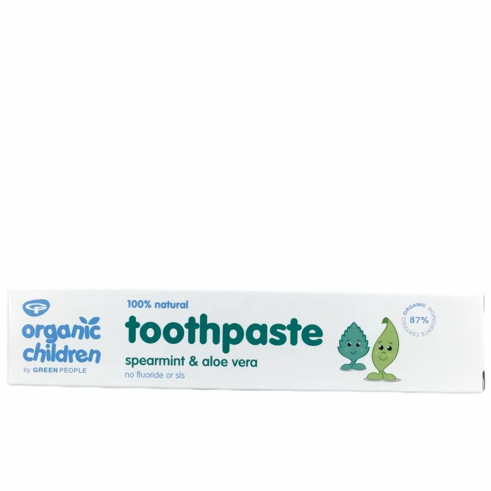 Green People Baby Verzorging|Tandpasta>Kinder Tandpasta - Spearmint & Aloe Vera - 50ml