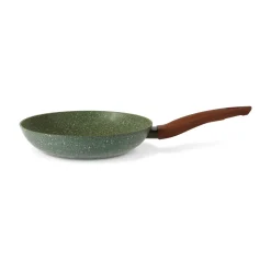 Natura Induction Koekenpan Zonder Teflon>Koekenpan 24cm met hout-look greep - VegeTek