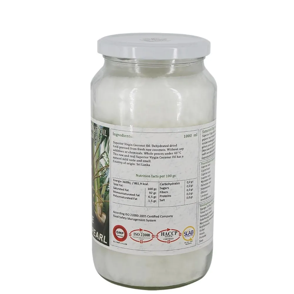 The White Pearl Paleo Aip|Kokosolie>Kokosolie Superior - 1000ml