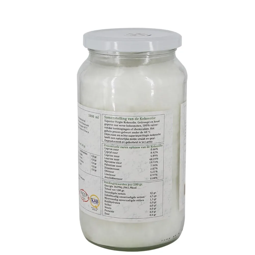 The White Pearl Paleo Aip|Kokosolie>Kokosolie Superior - 1000ml