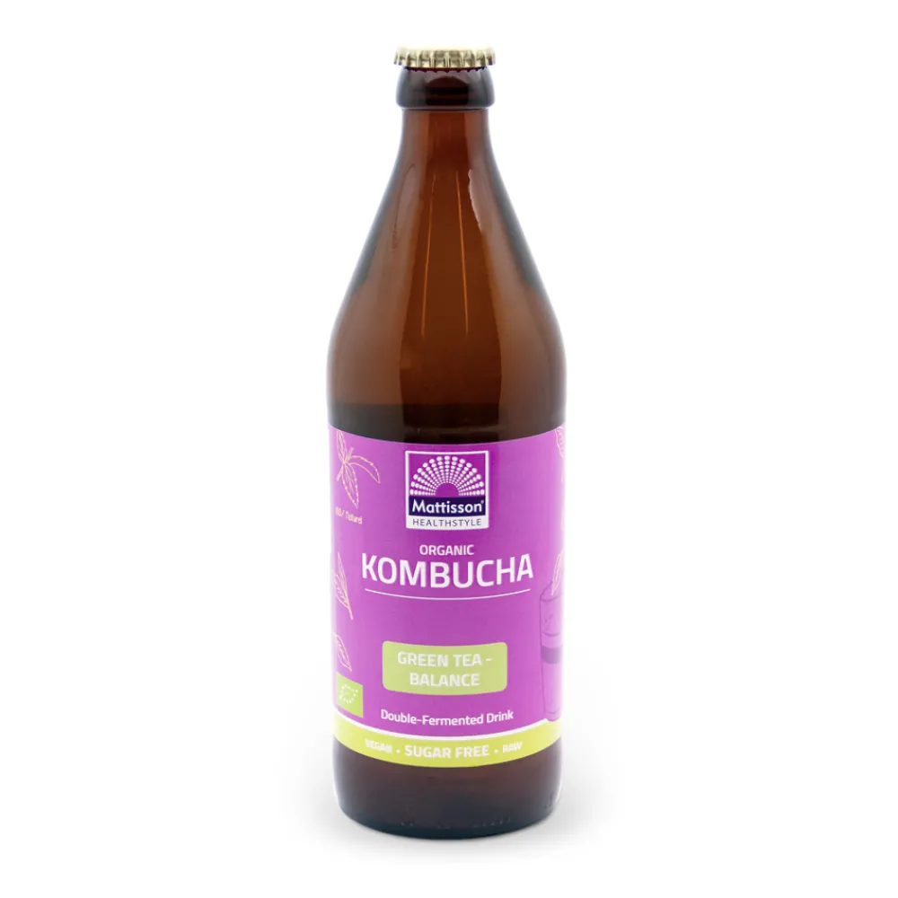 Mattisson Darmen|Kombucha>Kombucha Groene Thee - 500ml - BIO