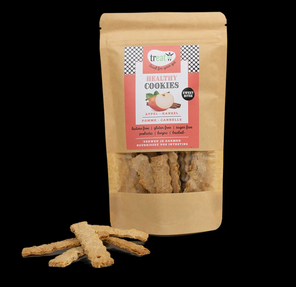 Treat Koekjes|Paleo Koekjes>KPNI Cookies Appel en Kaneel - 80g