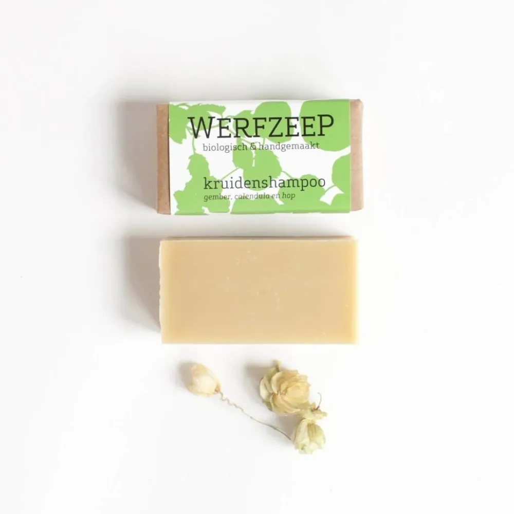 Werfzeep Haarverzorging/Shampoo En Conditioner|Shampoo Bars>Kruidenshampoo - Biologische Haarzeep 100gr