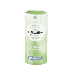 Ben & Anna Deodorant|Mannenverzorging>Lemon & Lime sensitive soda deodorant stick - 40g