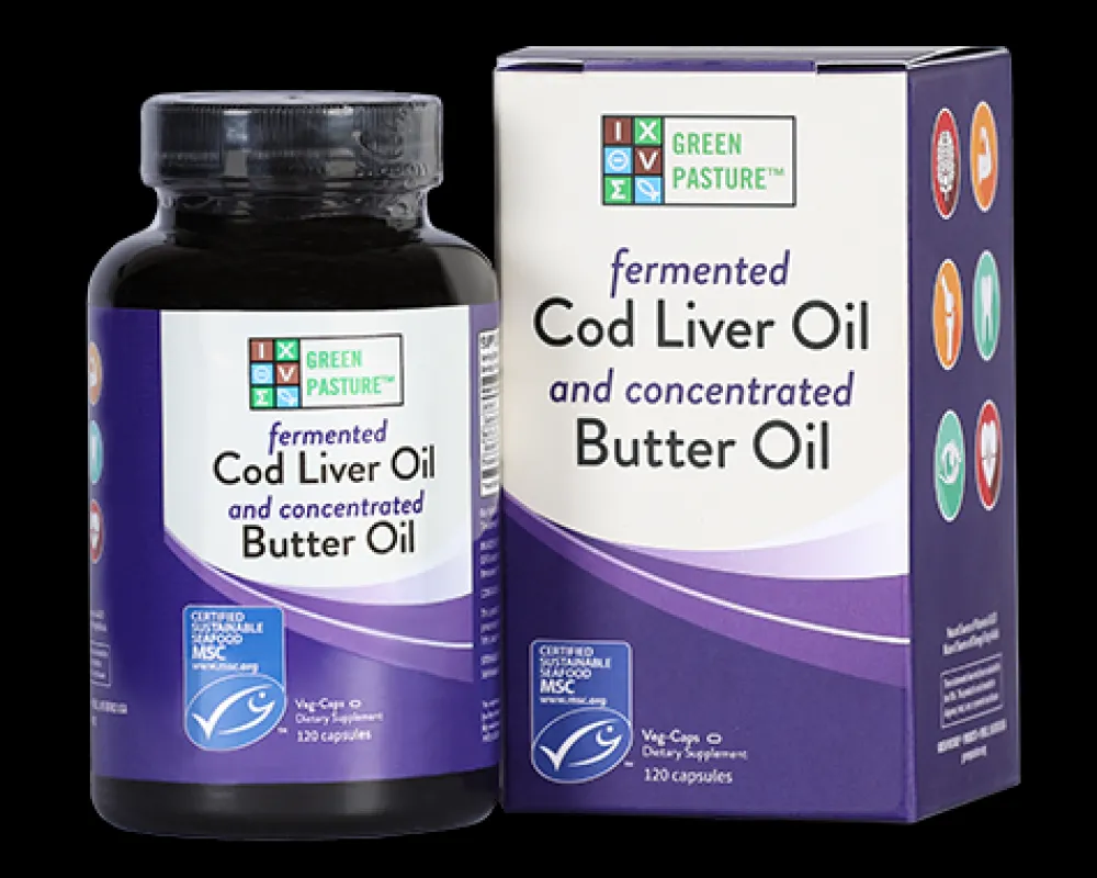 Hersenen|Visolie / Omega 3 / Levertraan>Levertraan & Boterolie - 120 capsules