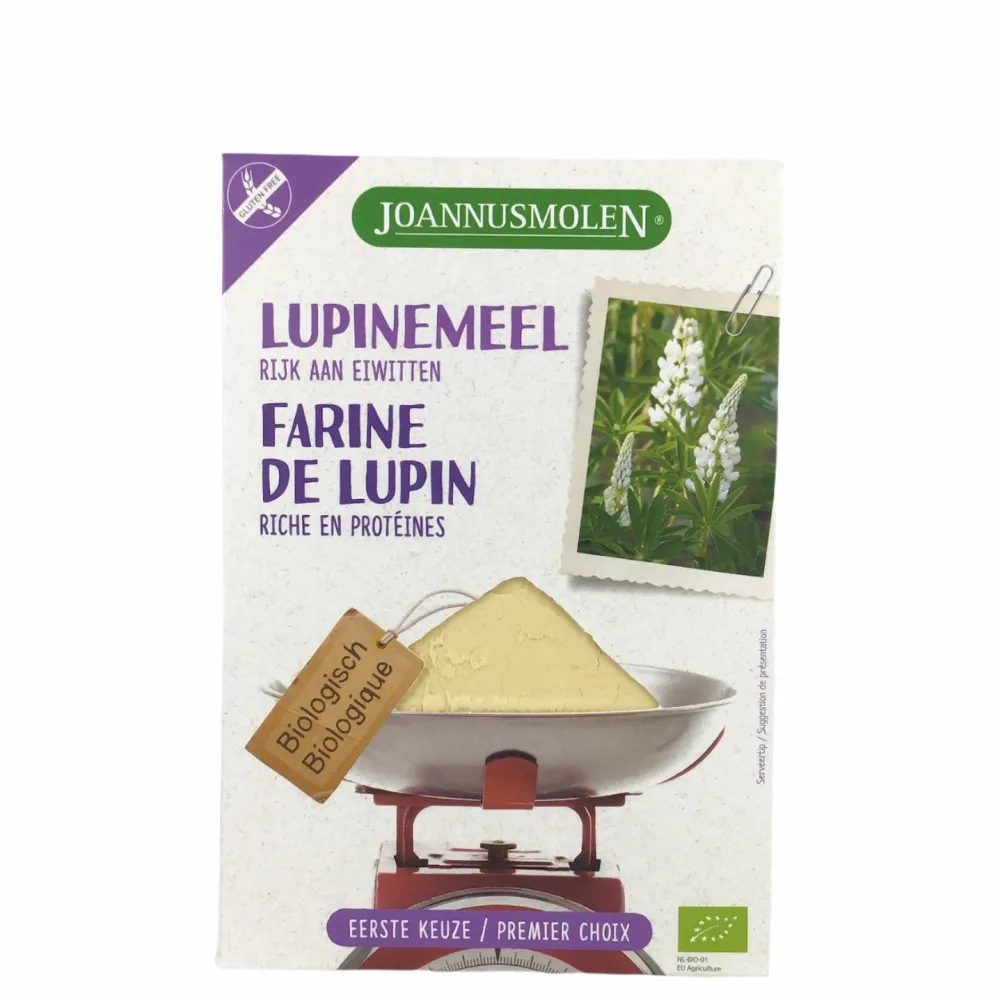 Joannusmolen Glutenvrij Meel|Bindmiddelen>Lupinemeel 200gr - BIO
