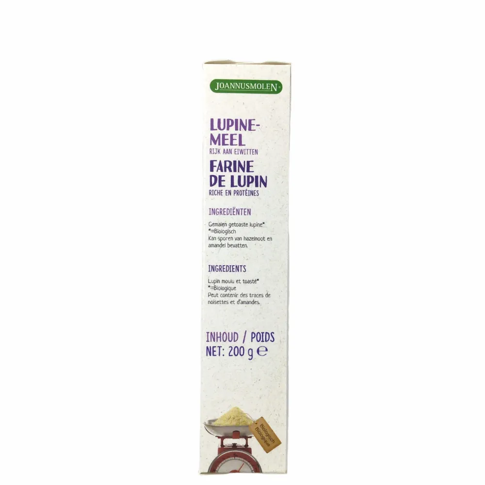 Joannusmolen Glutenvrij Meel|Bindmiddelen>Lupinemeel 200gr - BIO