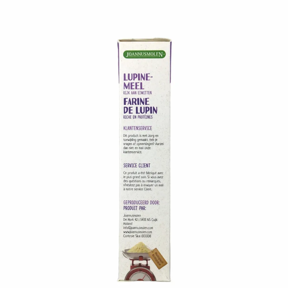 Joannusmolen Glutenvrij Meel|Bindmiddelen>Lupinemeel 200gr - BIO