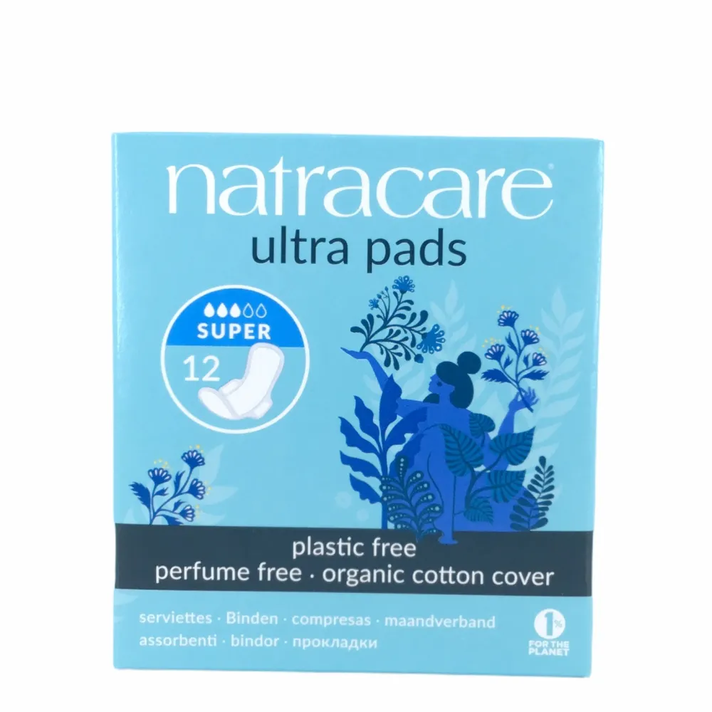 Natracare Intieme Verzorging/Inlegkruisjes En Maandverband|Maandverband>Maandverband Ultra - Super met vleugels - BIO