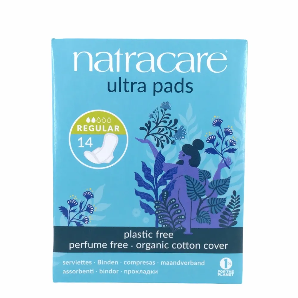 Natracare Intieme Verzorging/Inlegkruisjes En Maandverband|Maandverband>Maandverband Ultra -Normaal met vleugels - BIO