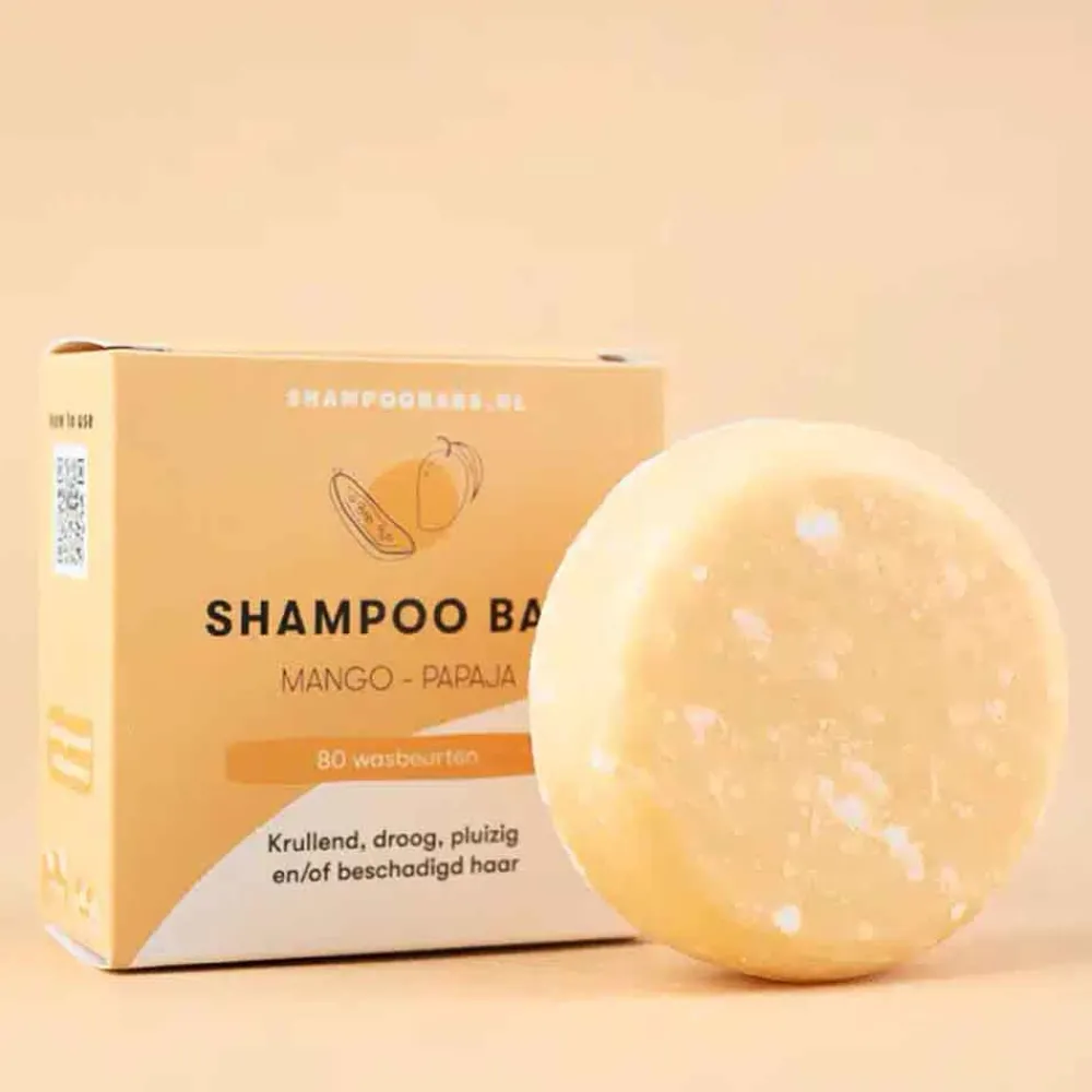 Shampoo Bars Haarverzorging/Shampoo En Conditioner|Shampoo Bars>Mango & papaja - Krullend haar - 60g