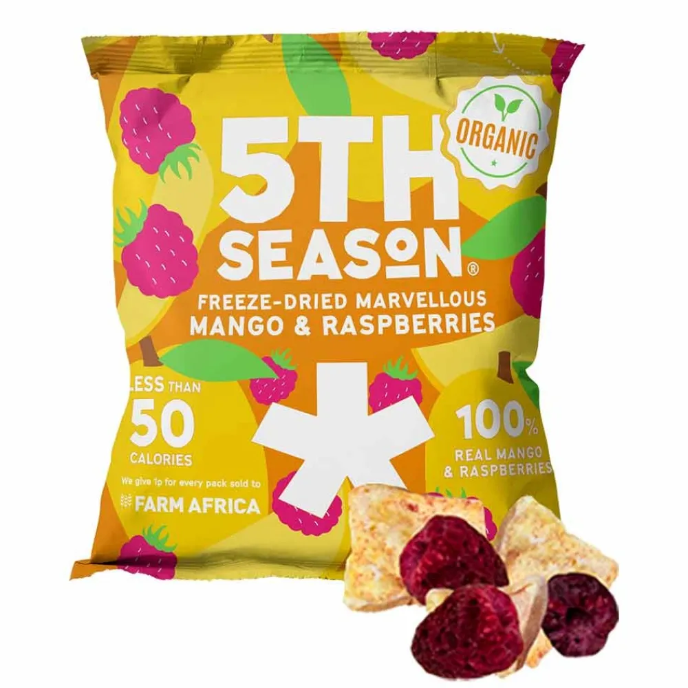 5th Season Fruit & Noten|Paleo Aip>Mango & Raspberry Bites - 14g
