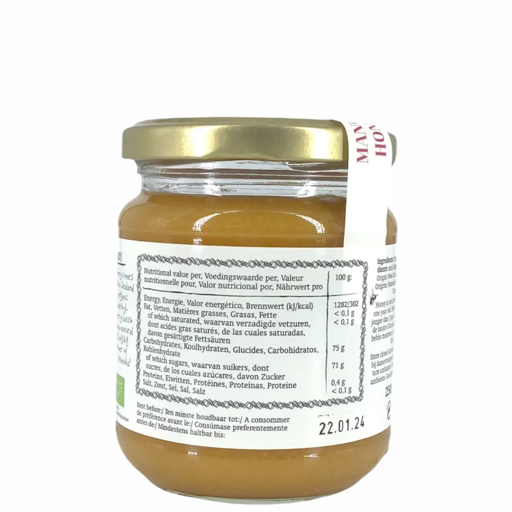 Royal Green Bijenproducten|Paleo Aip>Manuka Honing MGO 200+ - 250g - BIO