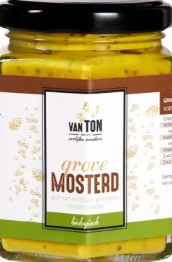 van TON Mayonaise En Mosterd>Mosterd Grof 170 gram-BIO