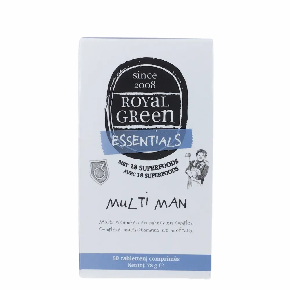 Royal Green Weerstand|Selenium>Multi Man - 60 Tabletten